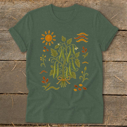 Folk Art Peas Softstyle Tee