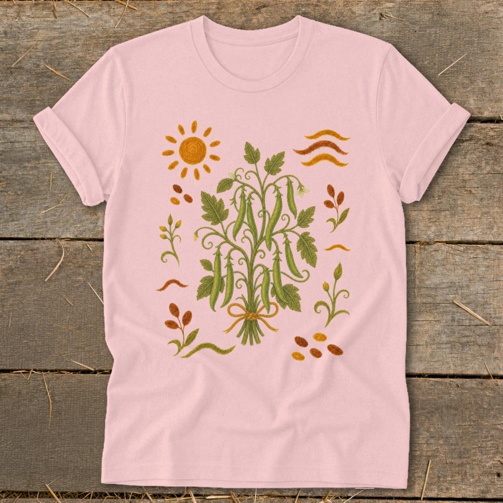Folk Art Peas Softstyle Tee