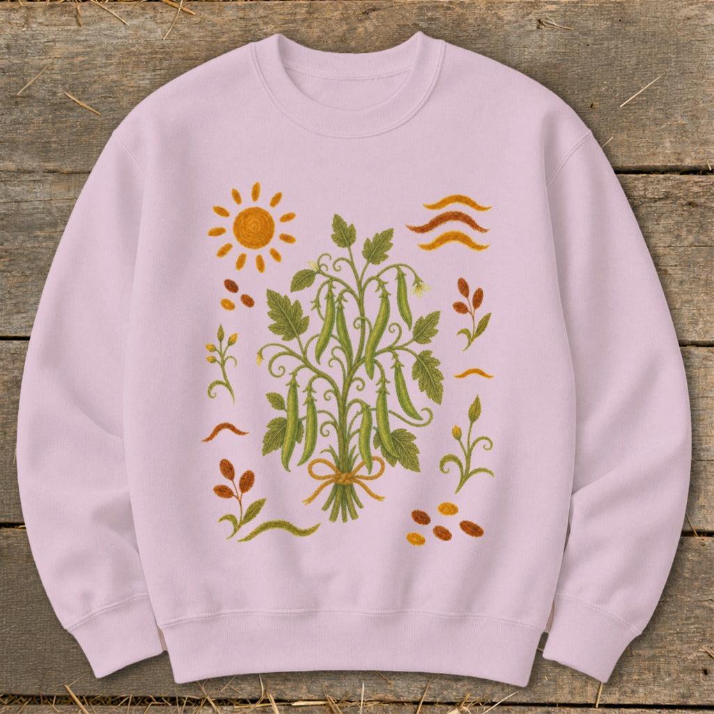 Folk Art Peas Sweatshirt