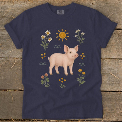 Folk Art Pig Signature Tee