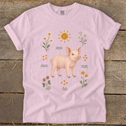Folk Art Pig Signature Tee