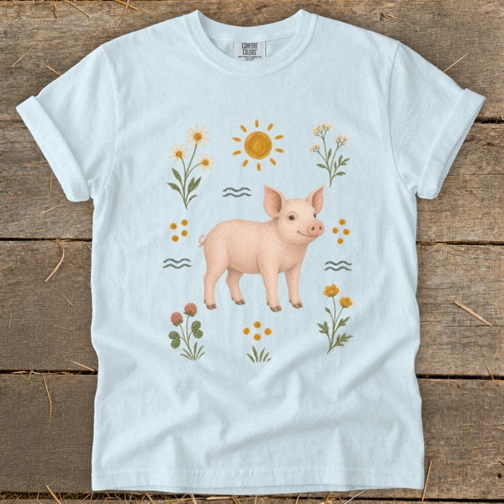 Folk Art Pig Signature Tee