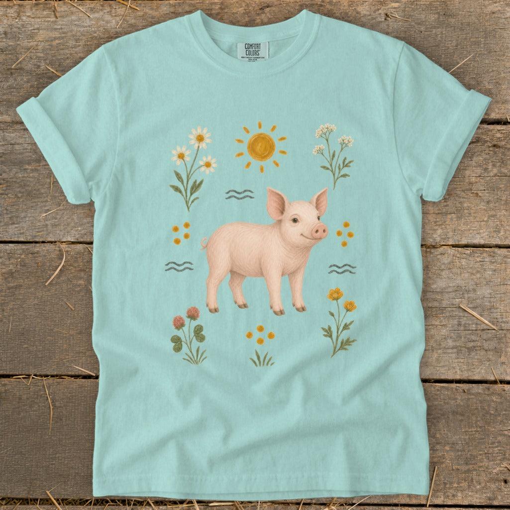 Folk Art Pig Signature Tee