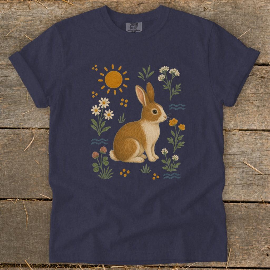 Folk Art Rabbit Signature Tee