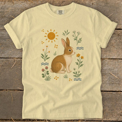 Folk Art Rabbit Signature Tee
