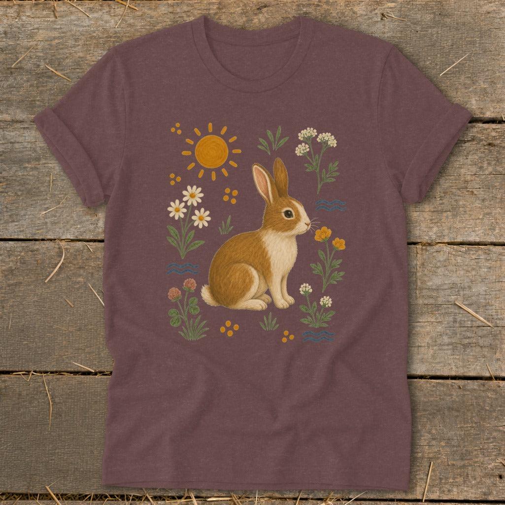 Folk Art Rabbit Softstyle Tee