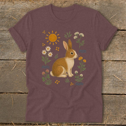 Folk Art Rabbit Softstyle Tee
