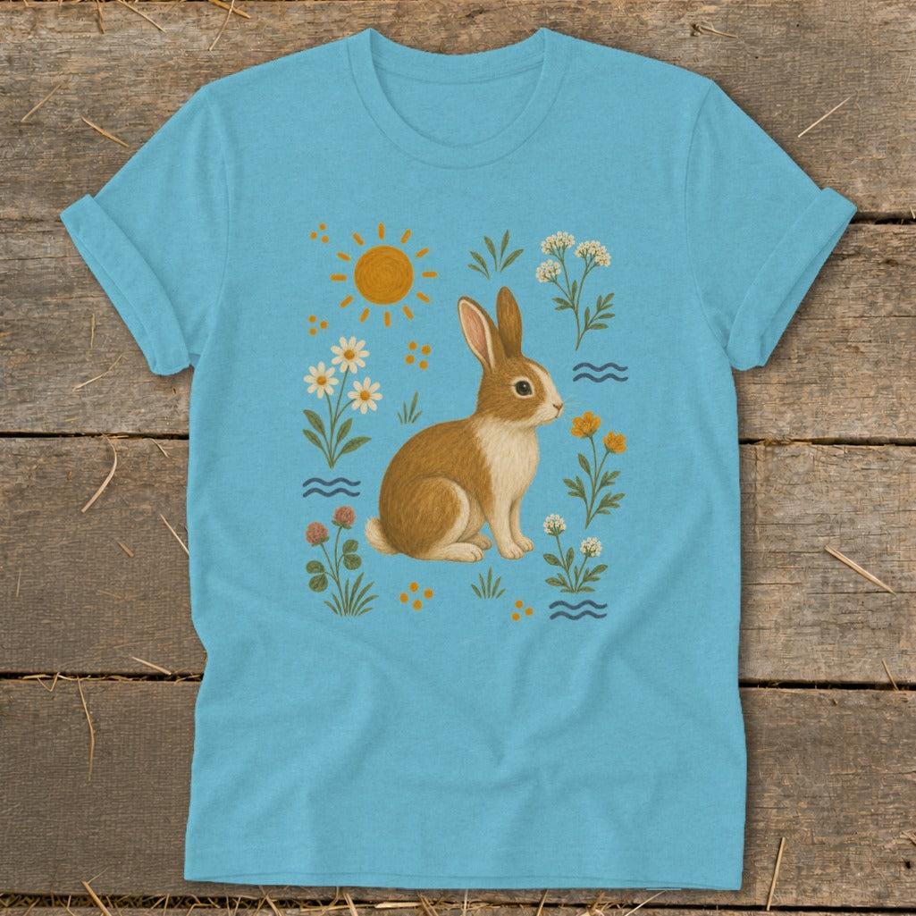 Folk Art Rabbit Softstyle Tee