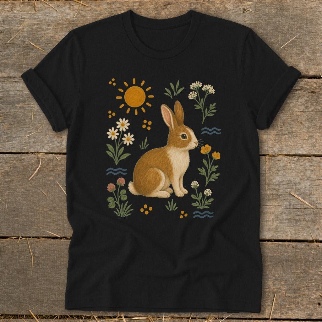 Folk Art Rabbit Softstyle Tee