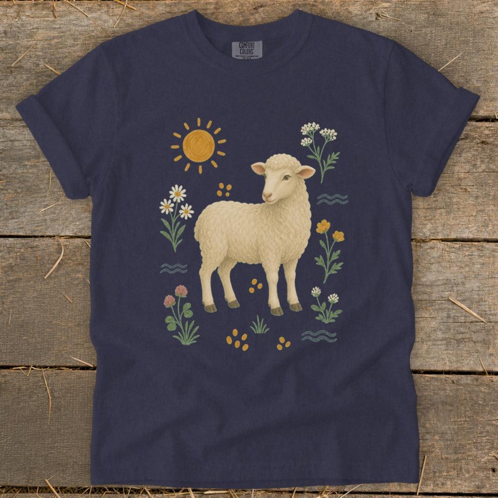Folk Art Sheep Signature Tee