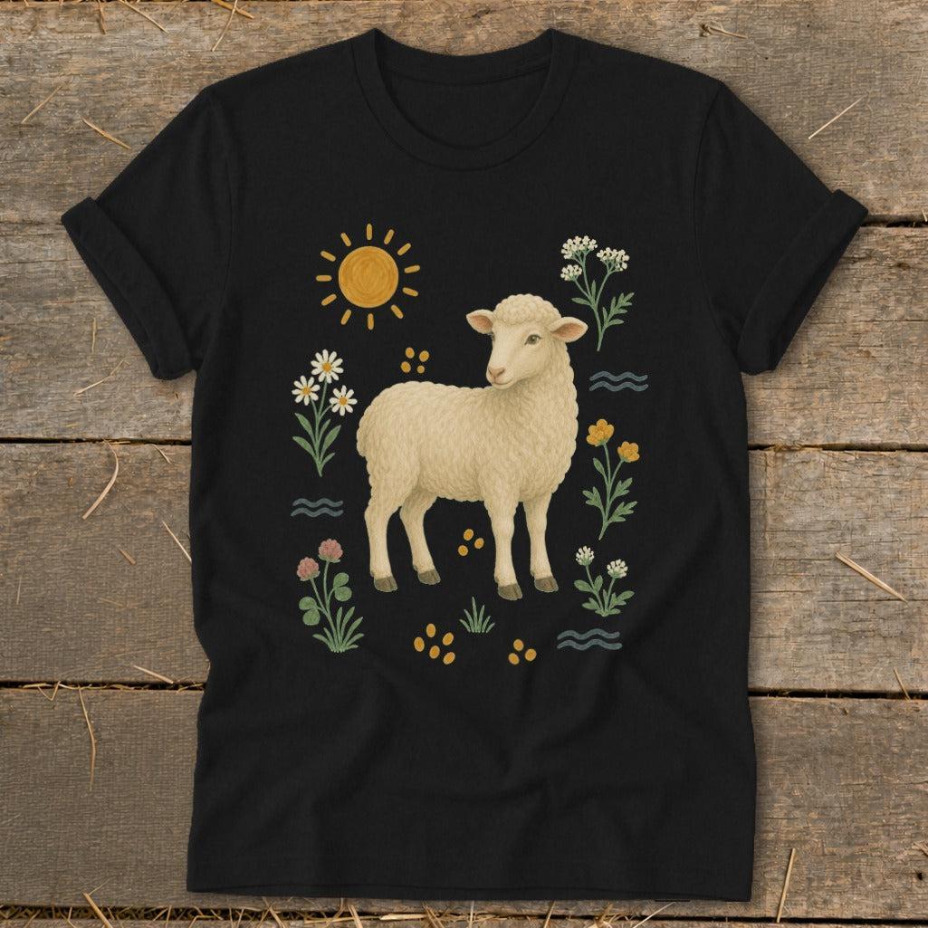 Folk Art Sheep Softstyle Tee