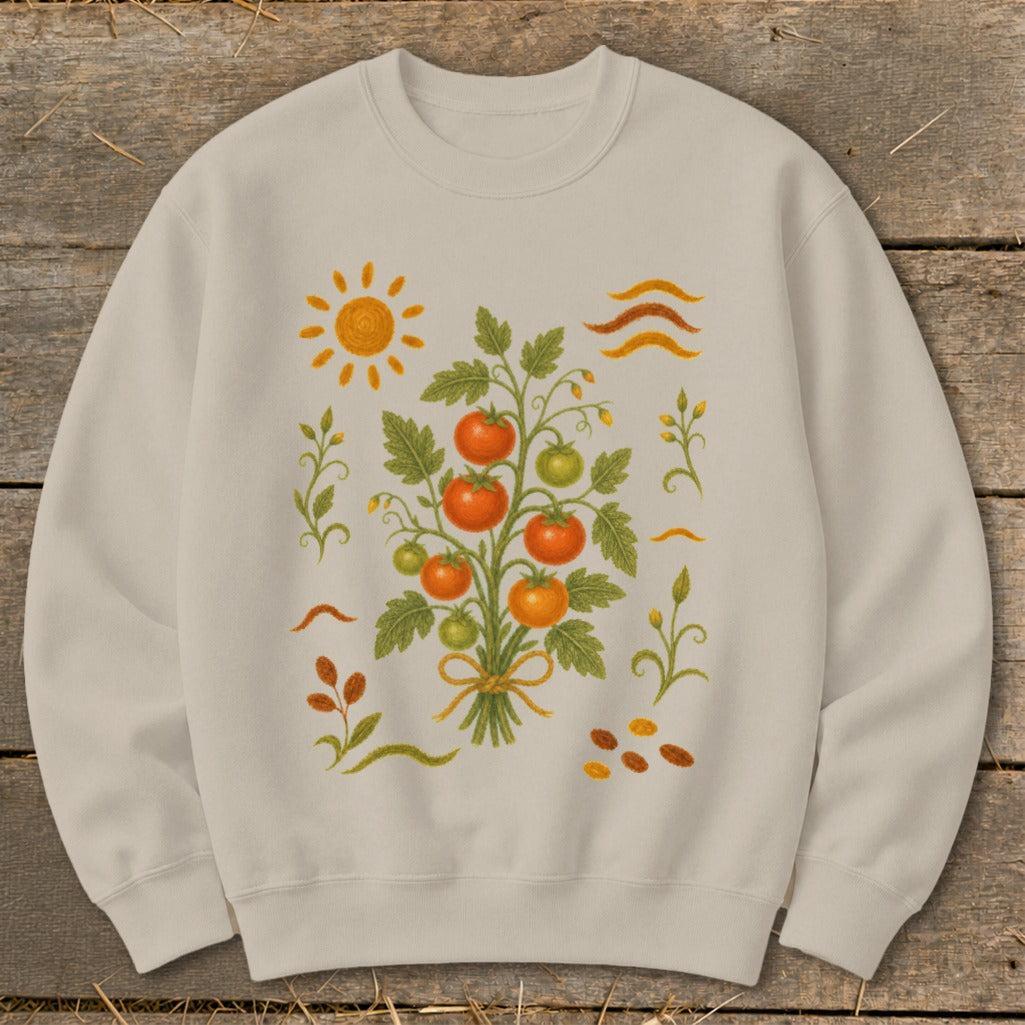Folk Art Tomatoes Sweatshirt