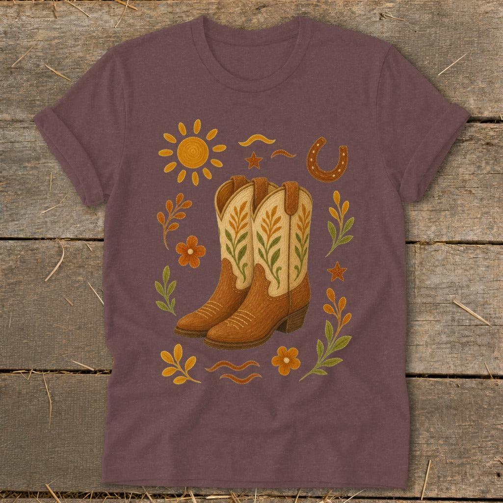 Folk Art Western Softstyle Tee