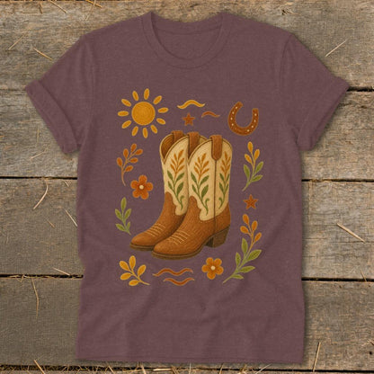 Folk Art Western Softstyle Tee
