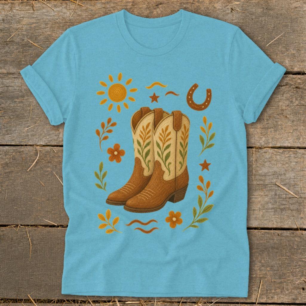 Folk Art Western Softstyle Tee