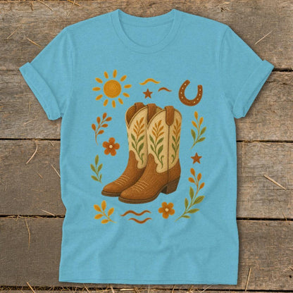 Folk Art Western Softstyle Tee