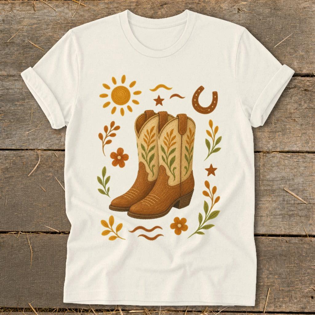 Folk Art Western Softstyle Tee