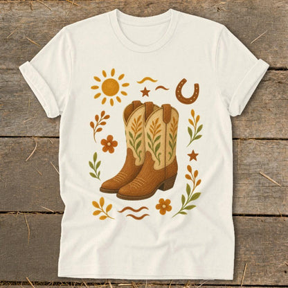 Folk Art Western Softstyle Tee
