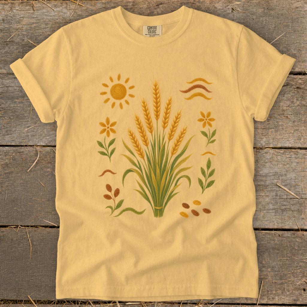Folk Art Wheat Signature Tee