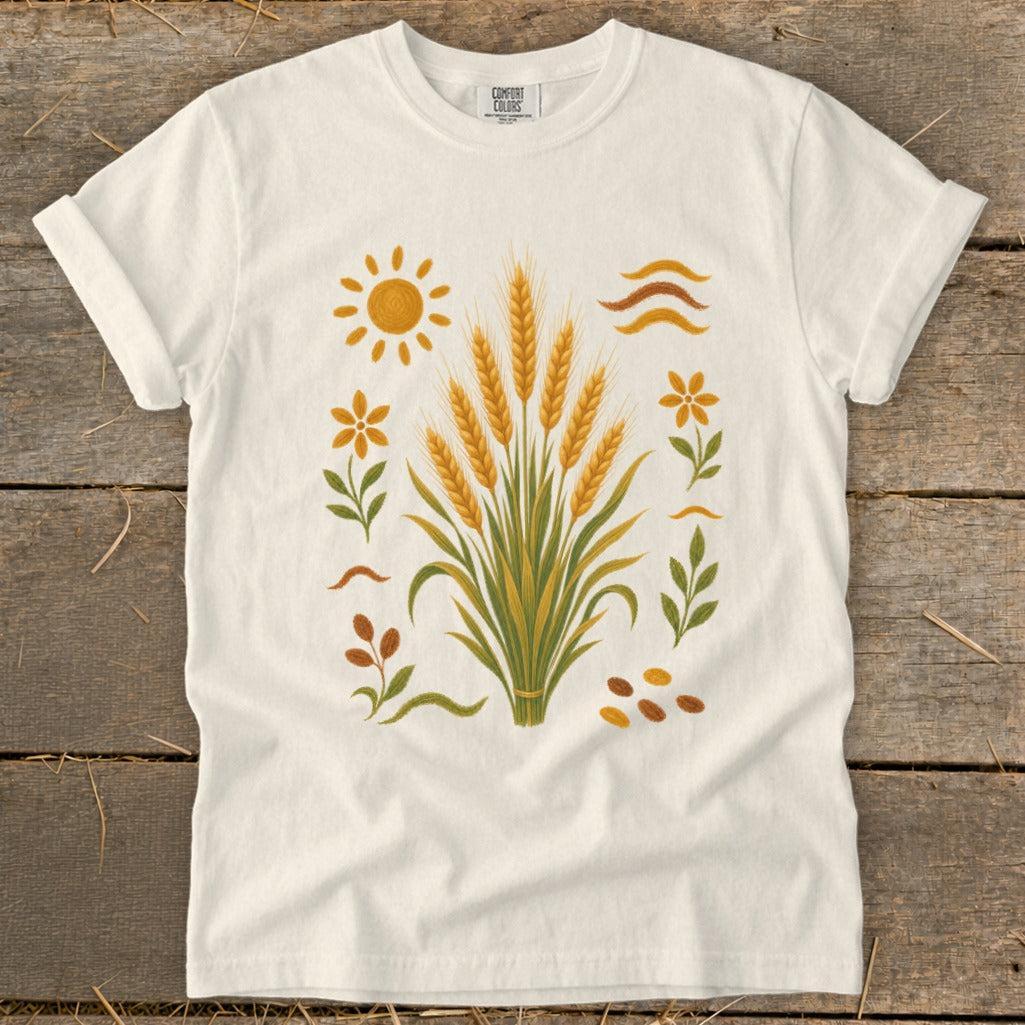 Folk Art Wheat Signature Tee