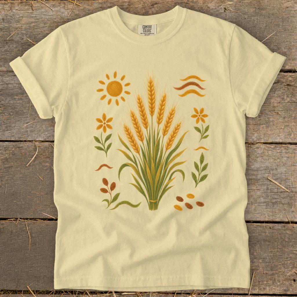 Folk Art Wheat Signature Tee