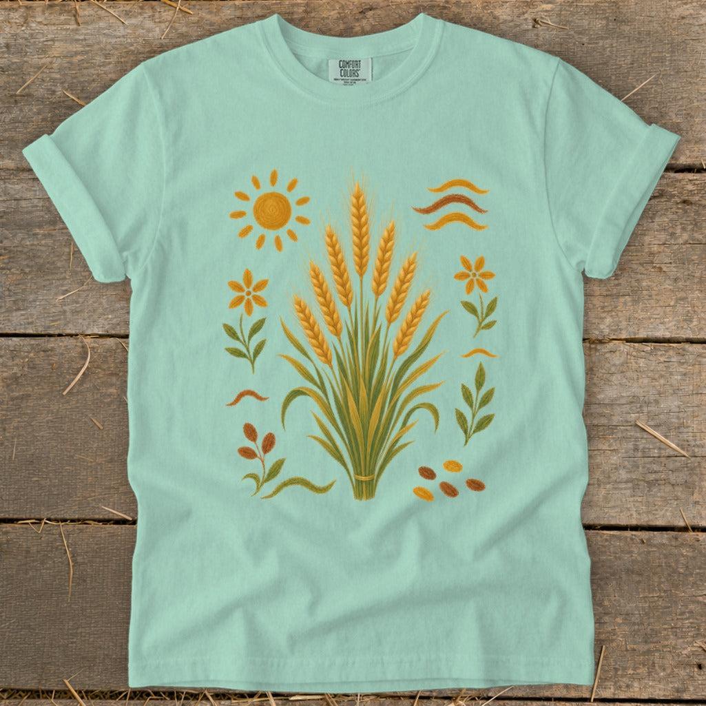 Folk Art Wheat Signature Tee