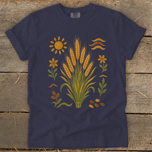 Folk Art Wheat Signature Tee
