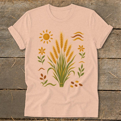 Folk Art Wheat Softstyle Tee