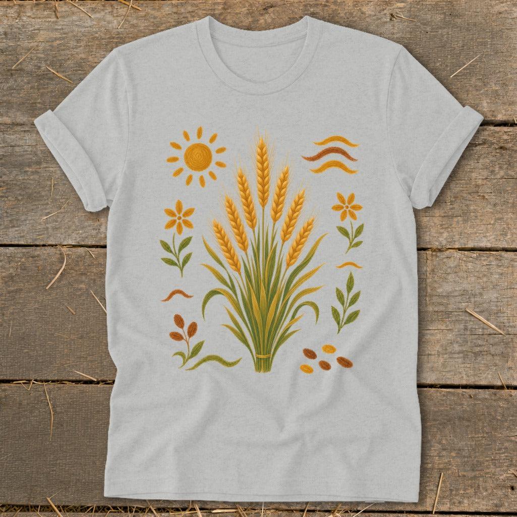 Folk Art Wheat Softstyle Tee