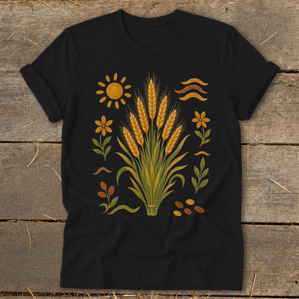 Folk Art Wheat Softstyle Tee