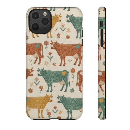 Folksy Cow Phone Case