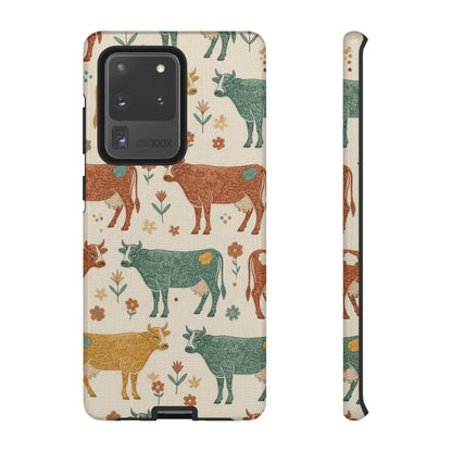Folksy Cow Phone Case