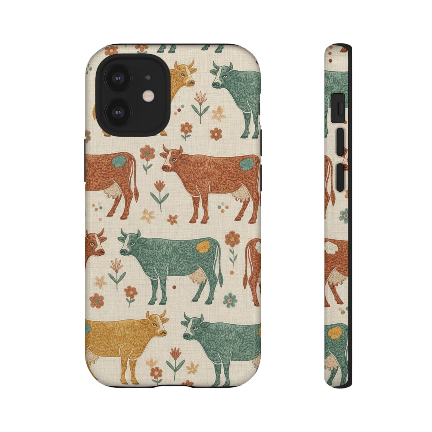 Folksy Cow Phone Case