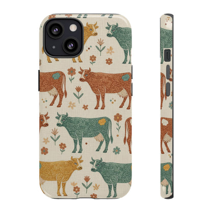 Folksy Cow Phone Case