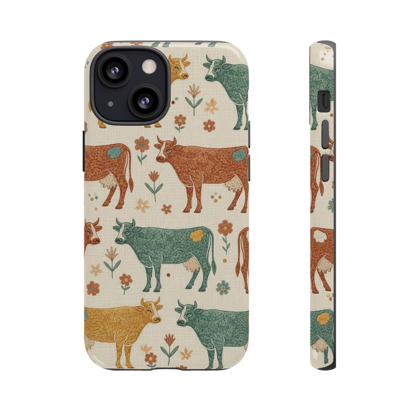 Folksy Cow Phone Case