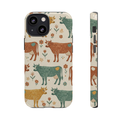 Folksy Cow Phone Case