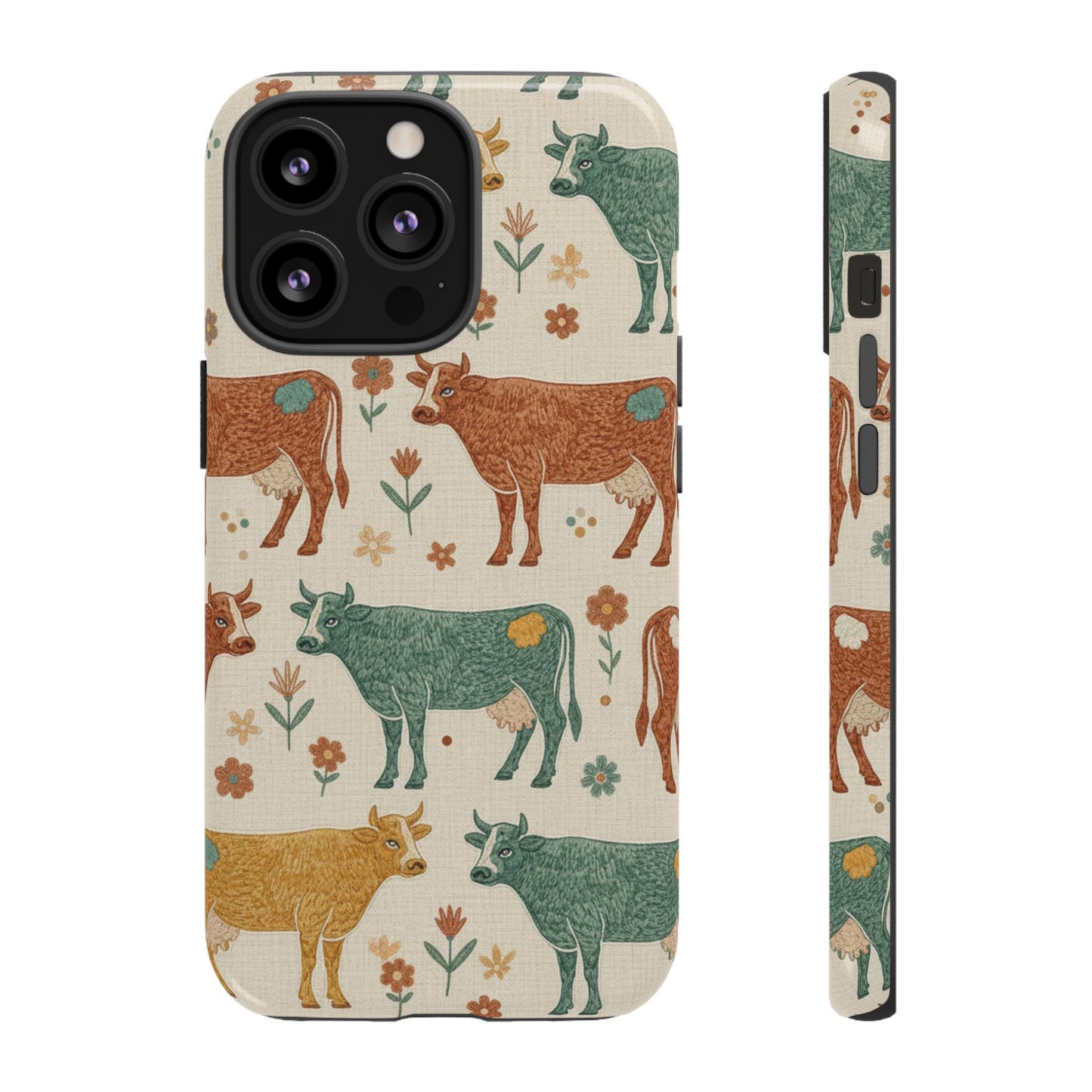 Folksy Cow Phone Case