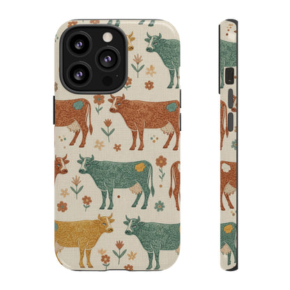 Folksy Cow Phone Case