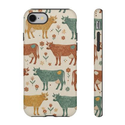 Folksy Cow Phone Case