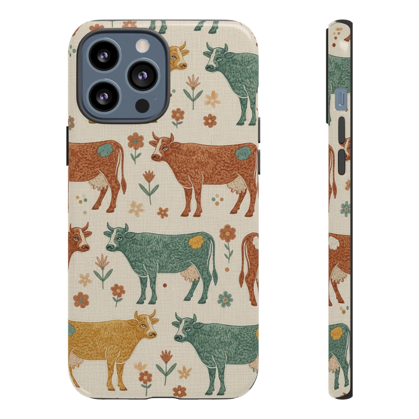 Folksy Cow Phone Case
