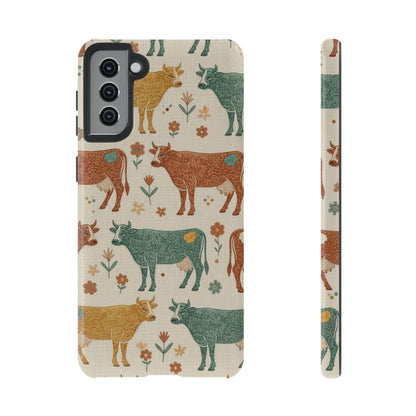 Folksy Cow Phone Case