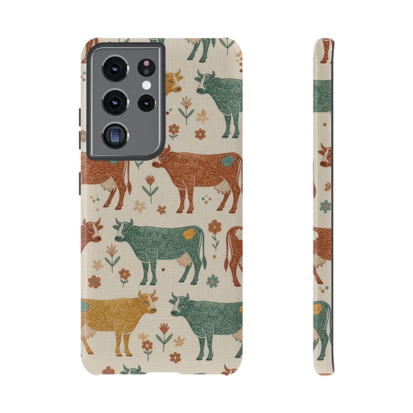 Folksy Cow Phone Case