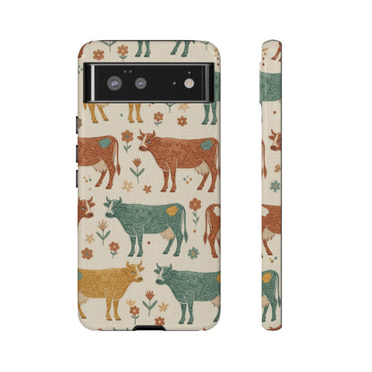 Folksy Cow Phone Case