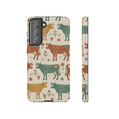 Folksy Cow Phone Case