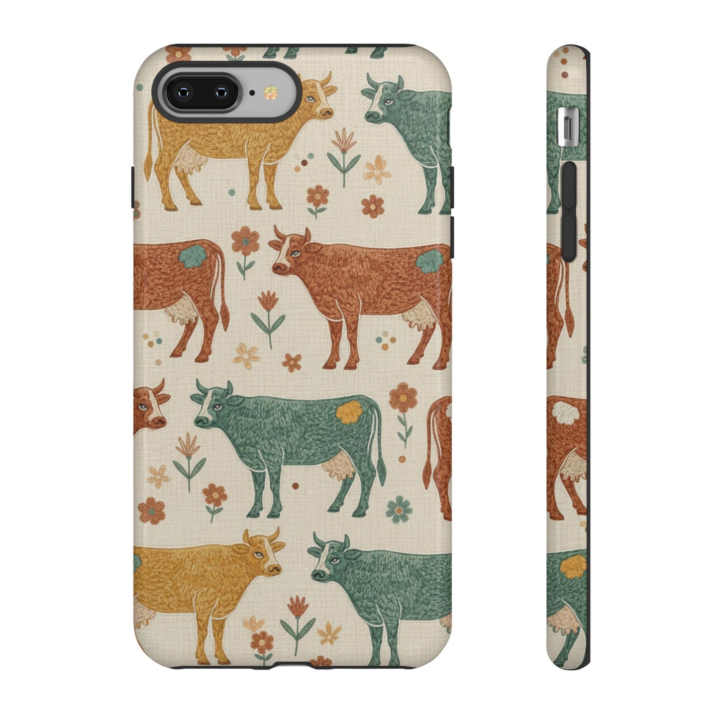 Folksy Cow Phone Case