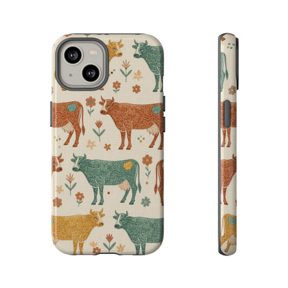 Folksy Cow Phone Case