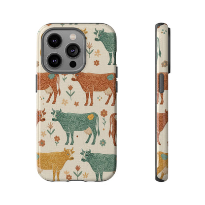 Folksy Cow Phone Case