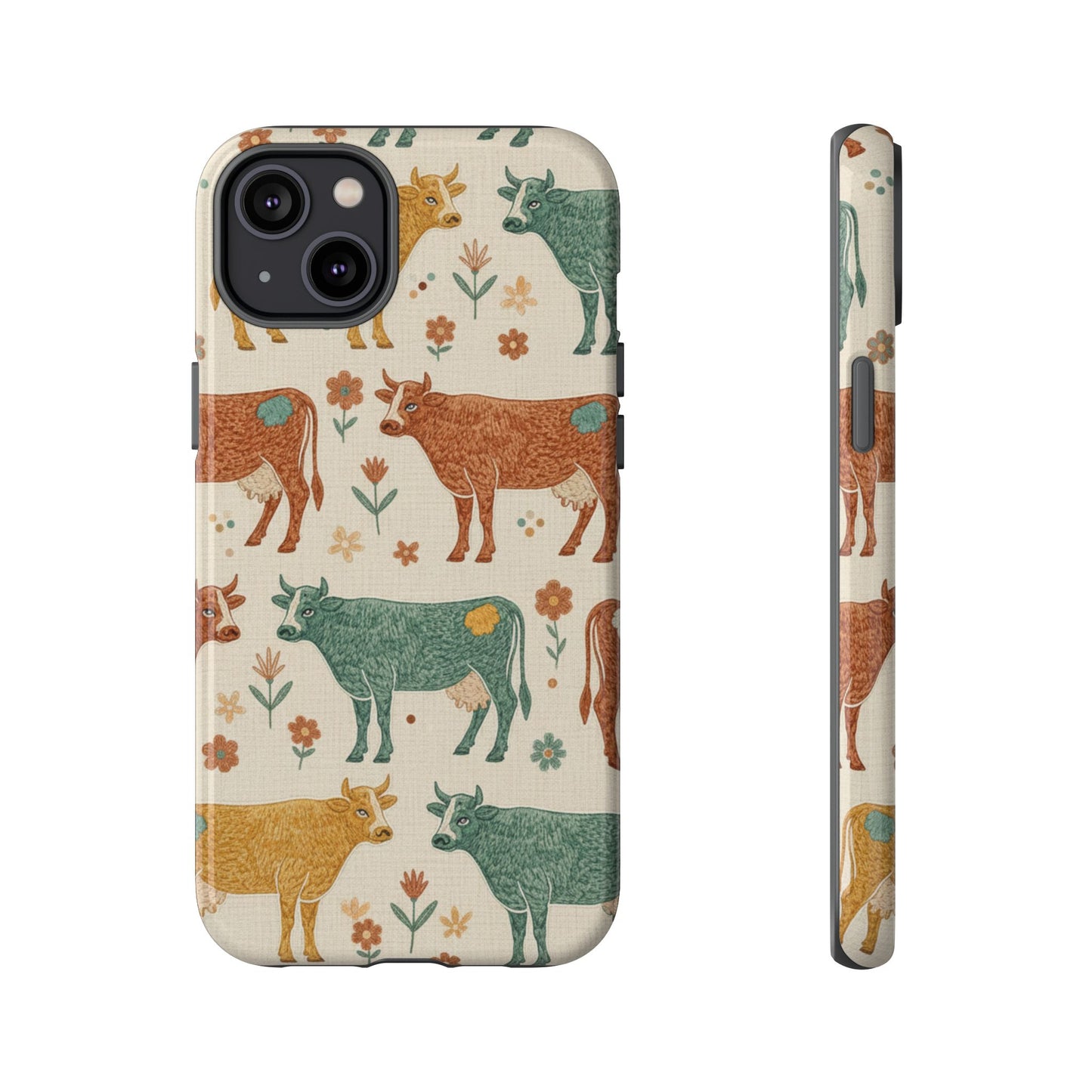 Folksy Cow Phone Case