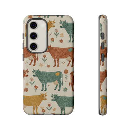 Folksy Cow Phone Case