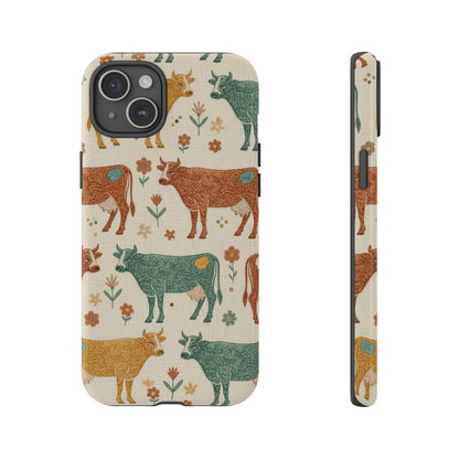 Folksy Cow Phone Case